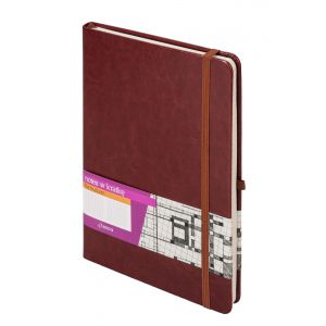 Notes Antra Impresja B5/96/80g linia, Brązowy